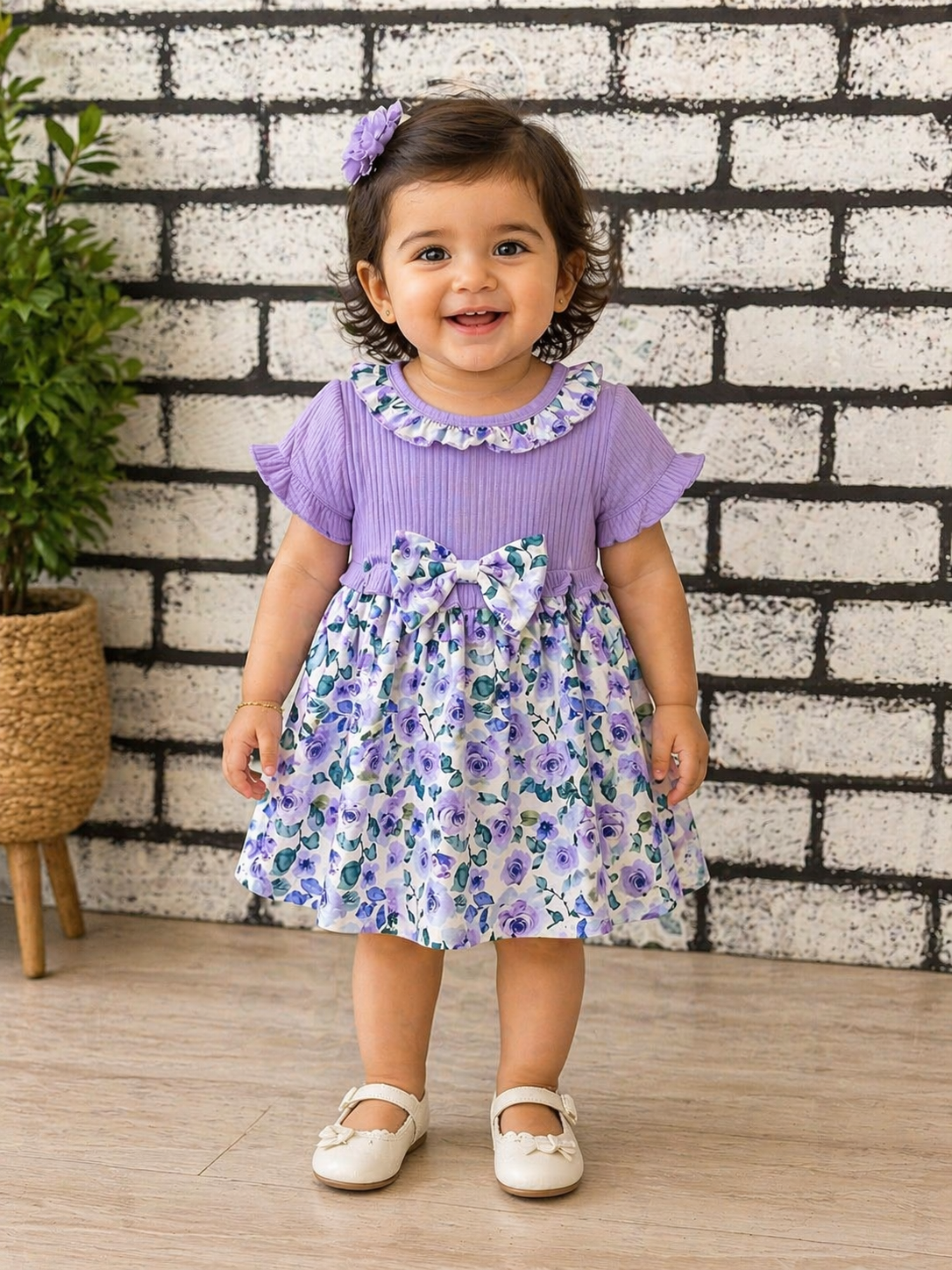 Baby Girls Floral Party Dress | Cute Summer Outfit | 1 - 6 Years