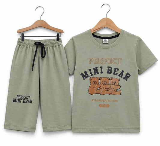 Boys Graphic T-Shirt & Shorts Set | Casual Summer Outfit | Ages 1 – 12 Years