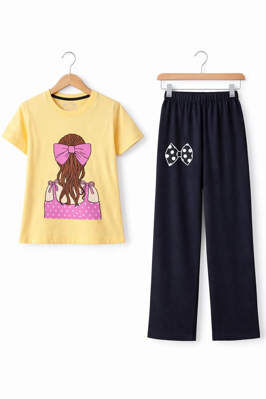 Girls  Printed T-Shirt & Trousers Set | Summer Collection | Ages 1 – 10 Years